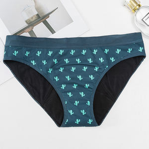 شعار مخصص فتاة قابل للغسل فترة الملابس الداخلية النساء القطن تسرب برهان السراويل الحيض حماية الفترة الملابس الداخلية - Product Image 5