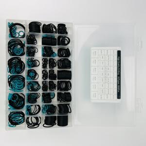 ZM 953, двухсторонняя круглая кольцевая втулка, 200 шт., набор резиновых втулок с сплошным отверстием, различные стили - Product Image 1