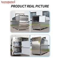 Réfrigérateur mortuaire multi-chambres en acier inoxydable anticorrosion pour morgue