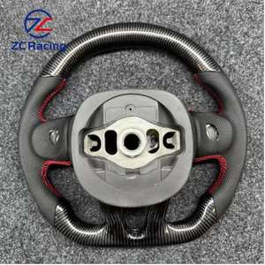 Volant en fibre de carbone conçu sur mesure avec style de LED modifié pour les pièces intérieures de voiture Dodg-e C-hallenger <span class=keywords><strong>Hellcat</strong></span> <span class=keywords><strong>SRT</strong></span> - Product Image 4