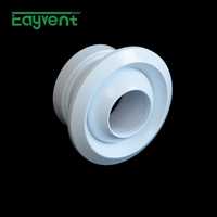 Diffuseur de ventilation circulaire moderne en plastique ABS, grille de sortie d'air 75mm-630mm pour système CVC et entrepôt