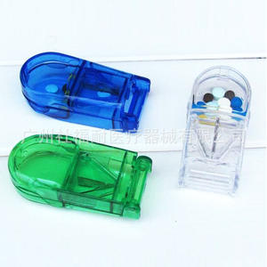 Nouveau coupe-pilules portable en silicone, boîte à pilules pour personnes âgées, coupe-pilules et brise-pilules, accessoire en gros - Product Image 3