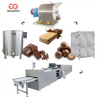 Ligne de production de boules de sauce au chocolat entièrement automatique Machine de fabrication de gouttes de chocolat à vendre