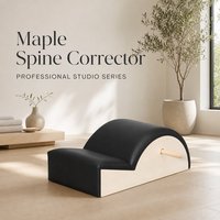 Correcteur de colonne vertébrale en bois d'érable de luxe pour Pilates, Arc de Pilates avec rembourrage haute densité pour équipement d'entraînement et de rééducation en studio