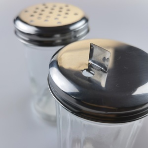 Glass <strong>Sugar</strong> <strong>Pourer</strong> with Side Flap Top - Product Image 3
