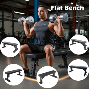 <span class=keywords><strong>Banco</strong></span> <span class=keywords><strong>de</strong></span> Pesas VIGFIT para Gimnasio en Casa, Ajustable y Plegable, Multiusos, para Ejercicios <span class=keywords><strong>de</strong></span> Press <span class=keywords><strong>de</strong></span> Banca, Abdominales, Inclinado, Plano y Declinado - Product Image 3