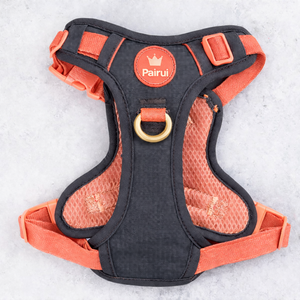 Arnés de Seguridad <span class=keywords><strong>para</strong></span> Perro, Diseño Lindo y Cálido, Tejido Jacquard, Conjunto con Babero, Chaleco <span class=keywords><strong>para</strong></span> Perro con Corbatín y Porta Bolsas <span class=keywords><strong>para</strong></span> Excrementos - Product Image 2