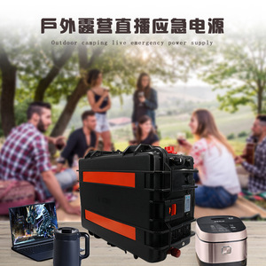 Estación de Energía Portátil de 24V 100/300AH con Batería de Iones de Litio, Adaptador de CA, Inversor de Onda Sinusoidal Modificada y Salida para Encendedor de Cigarrillos - Product Image 2