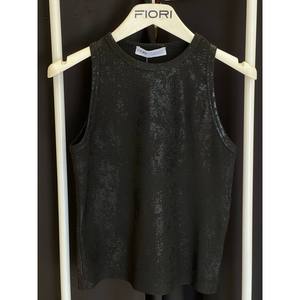 Fiori Top de punto sin mangas para mujer, ropa informal transpirable de verano, S L - Product Image 1