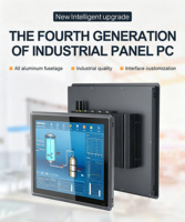 IP65 Waterproof New Customized Embedded Thin Frame Industrial Touch Panel PC All One 10.4''-27'' 10-point Capacitive Touch