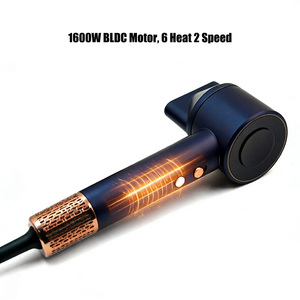 ไดร์เป่าผมบิวตี้ 1600W ความเร็วสูง BLDC พร้อมดิฟฟิวเซอร์และประจุลบสำหรับจัดแต่งทรงผมหยิก ใช้ในครัวเรือน ตัวเลือกโลโก้แบบกำหนดเอง - Product Image 5