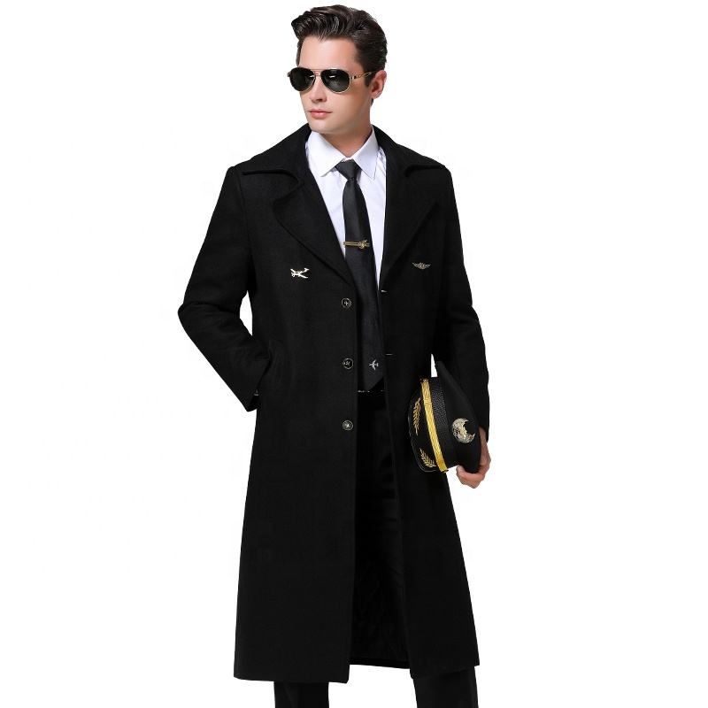 Garder au chaud poly laine tissu personnaliser noir simple