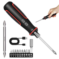 Tournevis électrique sans fil rechargeable 2000 mAh, mini perceuse à moteur sans balais, couple max. 5 Nm, 3,7 V, pour l'entretien domestique