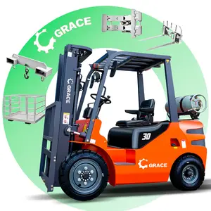 LPG รถยกที่มีคุณภาพสูง2ton 2.5ton 3ตัน3.5ตันก๊าซปิโตรเลียมเหลว Fork Lift รถบรรทุก