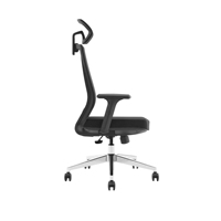 Chaise de bureau de direction moderne en Chine, confortable, pivotante en maille métallique avec appui-tête réglable à vendre