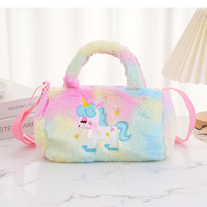Nuevo <span class=keywords><strong>bolso</strong></span> cruzado diagonal de <span class=keywords><strong>unicornio</strong></span>, <span class=keywords><strong>bolso</strong></span> de hombro de moda para niños, <span class=keywords><strong>bolso</strong></span> cruzado de felpa, pequeño <span class=keywords><strong>bolso</strong></span> cruzado de felpa - Product Image 5