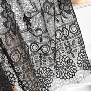 New Summer Lace Patchwork Halter Headscarf Women <b>Sweet</b> Cool Style Chiffon Scarf Fairy <b>Wrap</b> Shawl Wholesale - Product Image 4