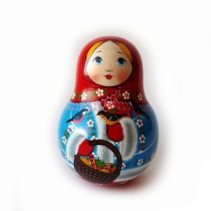 Poupée de gobelet russe pour filles, décoration personnalisée, en résine, poupées russes matryoshka, jouet cadeau artisanal, vente en gros - Product Image 4