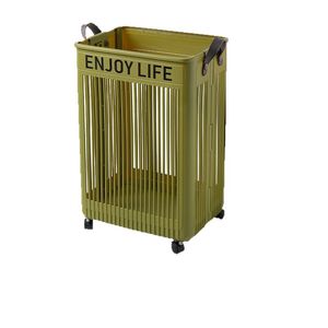 Collapsible Laundry <b>Basket</b> Rectangle Foldable <b>Large</b> Capacity Clothes Organizer Storage <b>Basket</b> For Home Bathroom Use - Product Image 5
