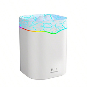 Humidificateur ultrasonique silencieux de grande capacité 2L, humidificateur de bureau à trois jets, humidificateur diffuseur avec lumières colorées - Product Image 1