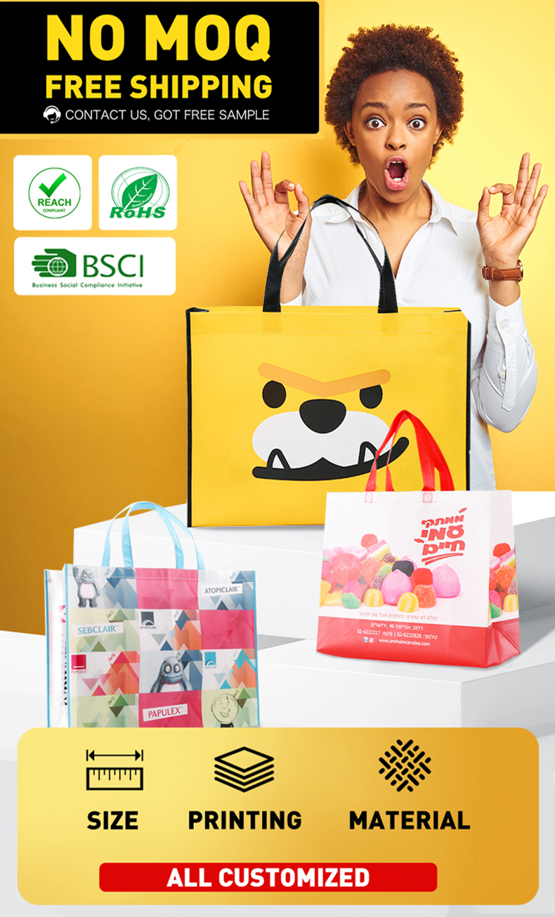 2022 Hot Sale Non Woven Tote Bag Non Woven Drawstring Bag Non-Woven Tote Bag