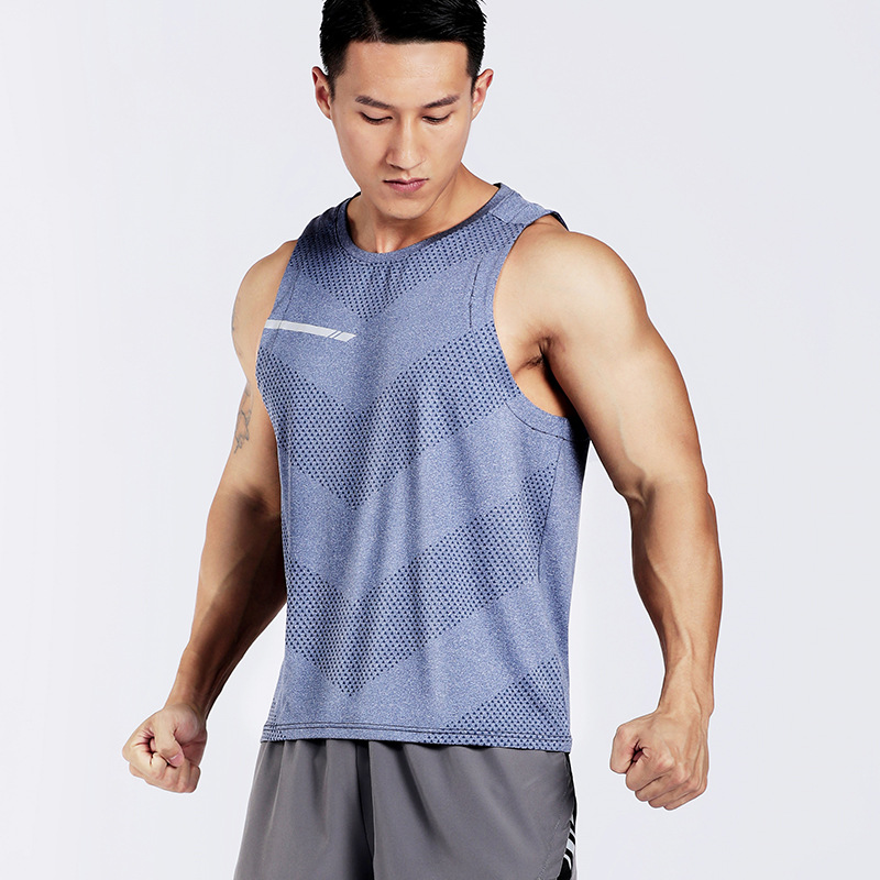 Men Muscle Shirts Moisture Wicking Perfomance Sports Tank Top Athletic Gym Shirts Vest