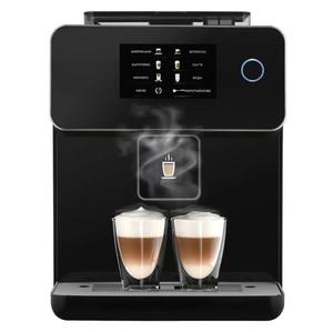 เครื่องชงกาแฟอัตโนมัติเต็มรูปแบบหน้าจอสัมผัสอัจฉริยะขนาด 5 นิ้ว พร้อมจอแสดงผลสำหรับเมล็ดกาแฟและเอสเพรสโซ่ ดีไซน์หรูหรา ใช้หม้อต้มคู่ - Product Image 4