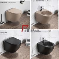 Lavabo en céramique lavabo sans rebord toilette suspendue toilette flottante lavabo de salle de bains articles sanitaires modernes européens