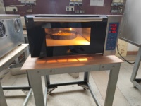 Four à pizza électrique commercial, simple couche, encastrable, en acier inoxydable, 3KW, pour boulangerie