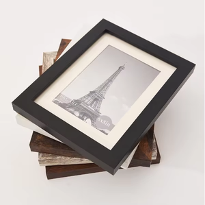 Cadres <span class=keywords><strong>photo</strong></span> en bois MDF simples pour photos de famille, décoration de la maison <span class=keywords><strong>et</strong></span> de l'hôtel, tailles 6x8, 8x10, A4, couleurs <span class=keywords><strong>noir</strong></span>, <span class=keywords><strong>blanc</strong></span>, marron, pour présentation sur table - Product Image 2
