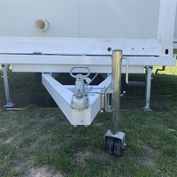 Offre Spéciale préfabriquée 20 40 pieds conteneur de cadre en acier caravane cabine maison sur roues pour l'europe
