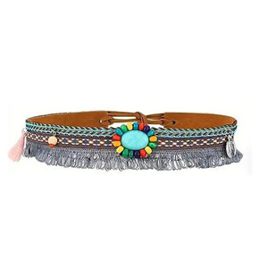 JOYEAHOME Cowboy <b>Hat</b> Decorative <b>Band</b> One Size Color Blocking Hand-drawn Belt Accessories - Product Image 3