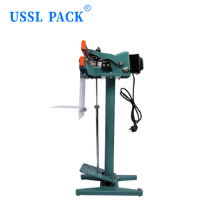 Scelleuse à pédale double face PFS-800*2 pour sacs tissés de céréales, sacs en plastique pour céréales en vrac, machine de thermoscellage à commande par pédale - Product Image 3
