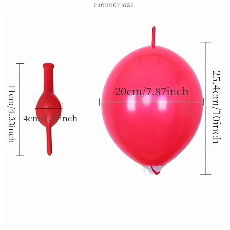 Wholesale 100pcs Tail Link Balloons 10inch Matte Latex Balloon Valentine's Day Happy Birthday Decoration Wedding Arch Balloons