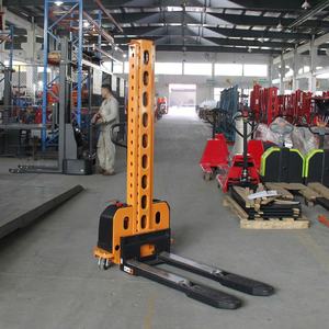 JIN YANG HU 0.5T 1T Self <strong>Load</strong> Stacker Capacity 1300mm Height Semi Electric Vans Trucks <strong>Unloading</strong> for Construction - Product Image 3