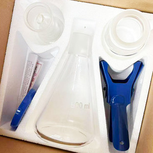 Kit de filtration sous vide de laboratoire de 500 <span class=keywords><strong>ml</strong></span> avec entonnoir Buchner en verre de 300 <span class=keywords><strong>ml</strong></span>, collecteur et flacon, personnalisable OEM pour usage en laboratoire - Product Image 5