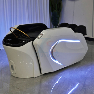 Moderna Cama de Spa para Cabeza para Salón de Belleza o Taller, Mueble de Spa de Fibra de Vidrio, Cama de Lavado de Cabeza para Barbería, Cama de Masaje con Champú - Product Image 1