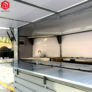 Rimorchio cibo multifunzione personalizzato con accetta rimorchio Mobile per cibo da strada a forma di <span class=keywords><strong>zucchero</strong></span> Drink Vintage Bar negozio di rimorchio per cavalli - Product Image 5