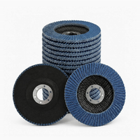 Disques à lamelles de haute qualité en oxyde d'aluminium zircone, disques abrasifs OEM ODM OBM avec support en fibre de verre pour le meulage et le ponçage de l'acier inoxydable