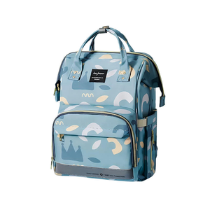 Sacs à langer personnalisés pour bébé, sacs à dos multifonctionnels pour maman, grande capacité, imperméables, en tissu polyester Oxford - Product Image 1