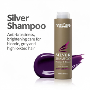 <span class=keywords><strong>แชมพู</strong></span>ออร์แกนิคสีม่วงเงินสำหรับผมบลอนด์/ผม<span class=keywords><strong>สี</strong></span>เงิน ขนาด 500 มล. สูตร<span class=keywords><strong>ลด</strong></span><span class=keywords><strong>สี</strong></span><span class=keywords><strong>เหลือง</strong></span> ป้องกันผมเหลือง สำหรับแบรนด์ส่วนตัว - Product Image 3