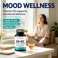 Suplemen Kapsul Vitamin D3 K2 5000 IU Magnesium B6 Zinc Quercetin untuk Kesehatan Otot, Imunitas, dan Energi, Grosir Superfood Dewasa