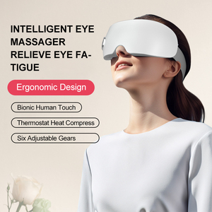 Masseur oculaire <span class=keywords><strong>intelligent</strong></span> électrique avec compresse chaude, massage par pression d'air et vibration, étiquette personnalisée, fourniture d'usine - Product Image 3