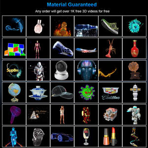 Solution de raccordement 3x3, ventilateur holographique 3D de 65 cm pour affichage publicitaire, haute luminosité 2500 Nits, mur vidéo, ventilateur holographique 3D - Product Image 6