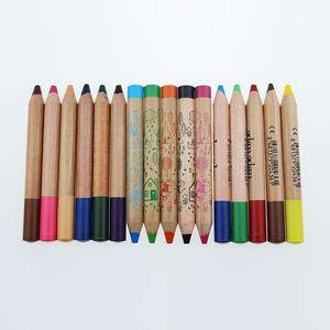 Promotion 6/12 Couleurs Jumbo Crayons <span class=keywords><strong>De</strong></span> <span class=keywords><strong>Cire</strong></span> En Bois Ensemble Artiste Dessin Crayons - Product Image 4