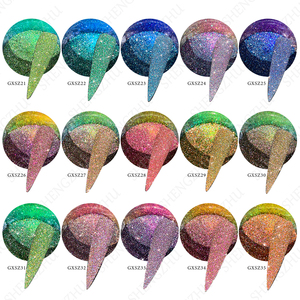 مسحوق لامع عاكس بتأثير الماس، غبار ناعم لامع لتزيين الأظافر، صبغة طلاء غير عضوية - Product Image 4