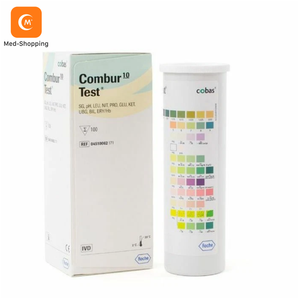 <span class=keywords><strong>Tiras</strong></span> Reactivas de Alta Calidad <span class=keywords><strong>Roche</strong></span> Combur 10 100 para Análisis de Orina, Prueba de Cetonas, pH, Glucosa, Kits de Prueba URS, <span class=keywords><strong>Tiras</strong></span> Reactivas para Análisis de Orina - Product Image 1