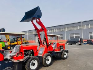 प्रत्यक्ष कारखाने के थोक मूल्य पेटेंट डिजाइन न्यूमेटिक टायर मिनी लोडर मजबूत शरीर के साथ - Product Image 4