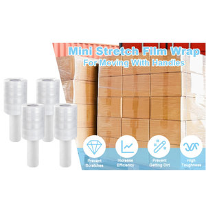 Rollo de Plástico Transparente para Envolver a Mano, Mini Rollo de 4 Pulgadas, Resistente a la Humedad, Suave, Marca Shenzhen Shuangyuan, Mejor Precio en China - Product Image 2