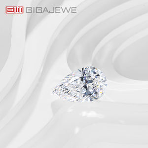 GIGAJEWE Elegante Diamante Cultivado en Laboratorio, Corte Brillante en Forma de Pera |   Diamante Ovalado Creado en Laboratorio |   Gema Suelta Ética - Product Image 4